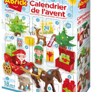 Adventní kalendář 2020 Abrick Écoiffier Mikuláš se sáňkami a lesními zvířátky