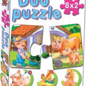 Dohány baby puzzle 2-obrázkové Duo Farma 638