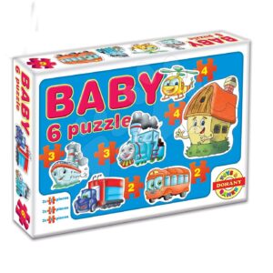 Dohány baby puzzle dopravní prostředky 6 obrázkové 635-2