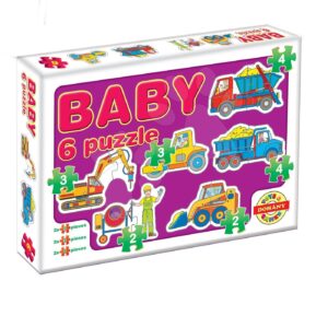 Dohány baby puzzle stavební stroje 635-1
