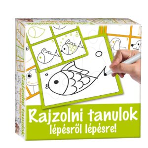 Dohány naučná hra tabule Kresli a zmaž zelená – Učíme se kreslit krok za krokem zvířátka 506-1