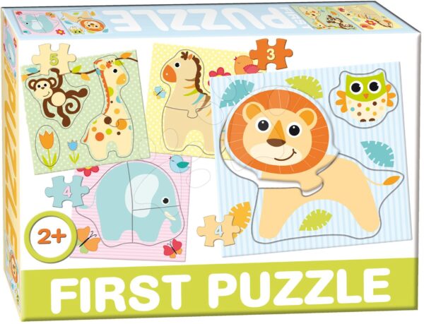 Dohány puzzle 4-obrázkové Baby First Safari 639-6