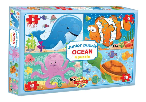 Dohány puzzle Junior Ocean 4 Podmořský svět 502-1
