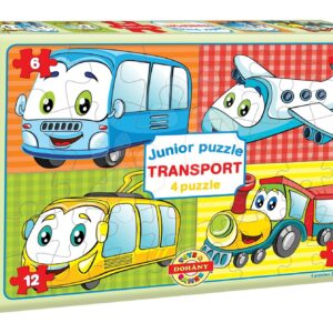 Dohány puzzle Junior Transport 4 Dopravní prostředky 502-3