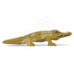 Dřevěný krokodýl Crocodile Tender Leaf Toys stojící