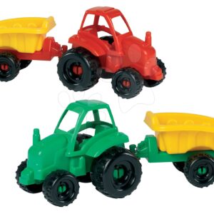 Ecoiffier traktor s vlečkou pro děti 15324 červený nebo zelený