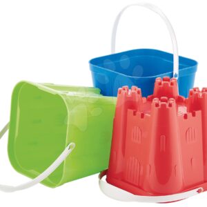 Écoiffier velký kbelík Hrad 611 žlutý/zelený/červený