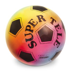 Fotbalový míč duhový BioBall Supertele Mondo gumový 23 cm