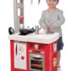 Kuchyňka elektronická Bon Appetit Smoby červená zvuková s chladničkou kávovarem a 23 doplnků - Image 3