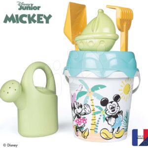 Kyblíček set z cukrové třtiny Mickey Bio Sugar Cane Bucket Smoby 6 dílů – z kolekce Smoby Green 100% recyklovatelný od 18 měsíců