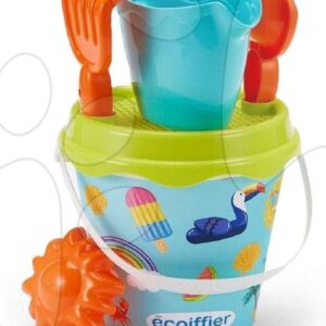 Kyblík set zmrzlina Garden&Seasons Écoiffier s 18 cm konví 6 dílů s IML potiskem od 18 měsíců