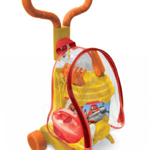 Mondo dětský vozík s kbelík Letadla 28166 oranžovo-žlutý