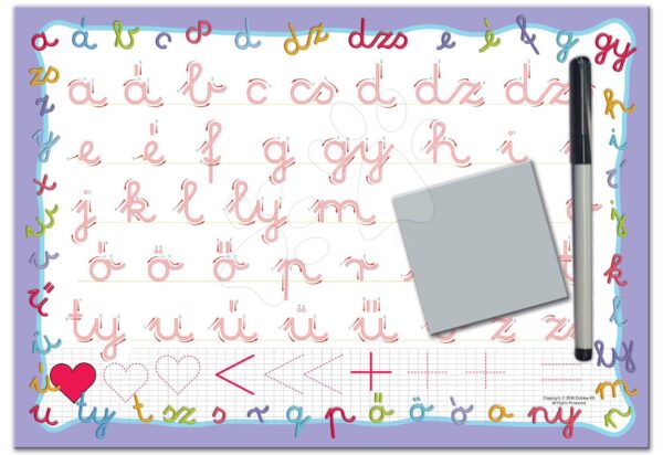 Naučná tabule malá abeceda Dohány od 3 let