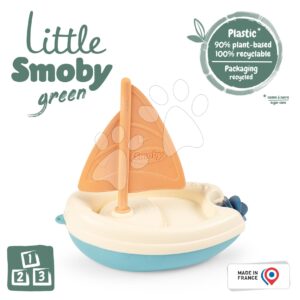 Plachetnice z cukrové třtiny Bio Sugar Cane Sailing Boat Little Smoby Green z rostliny 100% recyklovatelné od 12 měsíců