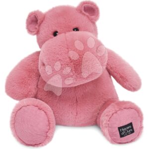Plyšový hroch Hip Fun Hippo Exotique Histoire d’ Ours růžový 40 cm od 0 měsíců