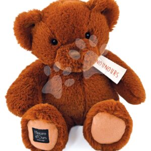 Plyšový medvídek Capuccino Le Nounours Histoire d’Ours hnědý 28 cm od 0 měsíců