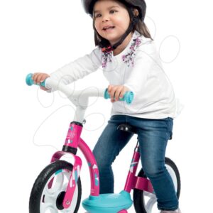 Smoby balanční odrážedlo pro děti Learning Bike 452052 bílo-růžové