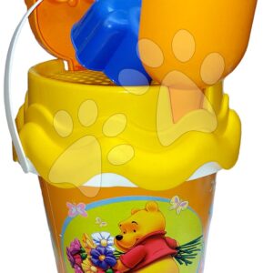 Smoby malý kbelík set Medvídek Pú 40102 žlutý