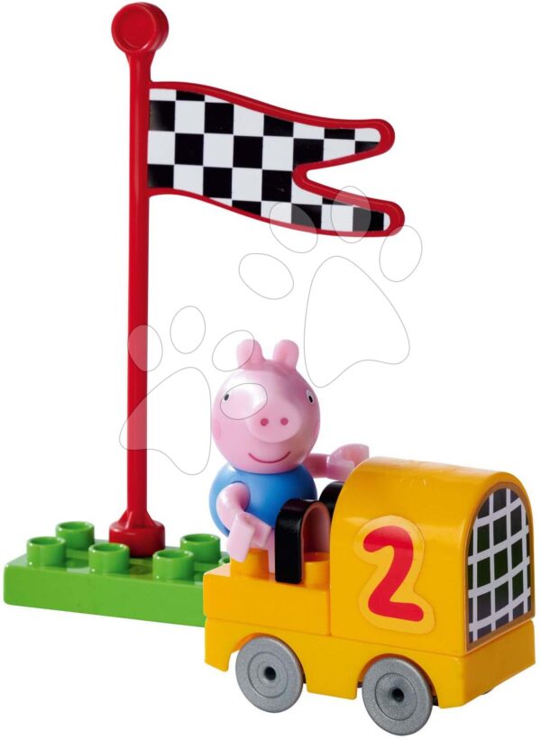 Stavebnice Peppa Pig Starter Set PlayBig Bloxx BIG s figurkou – s autíčkem od 1