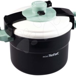 Tlakový hrnec Tefal Clipso Pressure Cooker Smoby s otevíracím systémem šedo-olivový