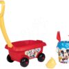 Vozík k tahání Mickey Garnished Beach Cart Smoby s kyblík setem od 18 měsíců - Image 2