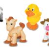 Zvířátka domácí z Farmy Kiddieland 6 druhů s pohyblivými částmi a klik zvukem od 12 měsíců - Image 2