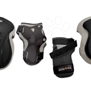 smarTrike chrániče Safety Gear set M na kolena a zápěstí z ergonomického plastu černé 4002005