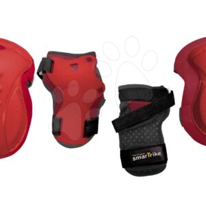 smarTrike chrániče Safety Gear set M na kolena a zápěstí z ergonomického plastu červené 4002004
