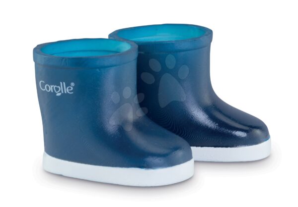 Boty holínky modré Rain Boots Mon Grand Poupon Corolle pro 36cm panenku od 3 let