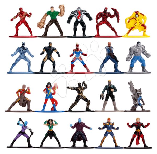 Figurky sběratelské Marvel 20-Pack Wave 3 Jada kovové sada 20 druhů výška 4 cm