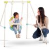 Houpačka s kovovou konstrukcí Metal Baby Swing 120 cm Smoby od 6 měsíců - Image 2