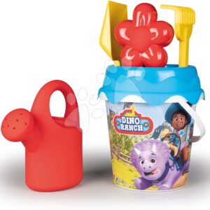 Kbelík set Dino Ranch Garnished Bucket Smoby s konvičkou 17 cm vysoké od 18 měsíců