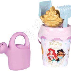 Kbelík set Disney Princess Garnished Bucket Smoby s konvičkou 17 cm výška od 18 měsíců