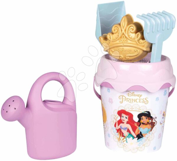 Kbelík set Disney Princess Garnished Bucket Smoby s konvičkou 17 cm výška od 18 měsíců