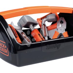 Kufřík s pracovním nářadím Black&Decker Tool Box Smoby se 6 doplňky