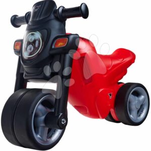 Odrážedlo motorka Sport Balance Bike Red BIG se zvukem široká dvojitá gumová kola červené od 18 měsíců