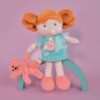 Panenka pro miminka Mrs Mint My First Doll Jolijou 21 cm v modrých šatech s pejskem z jemného textilu od 0 měsíců - Image 2