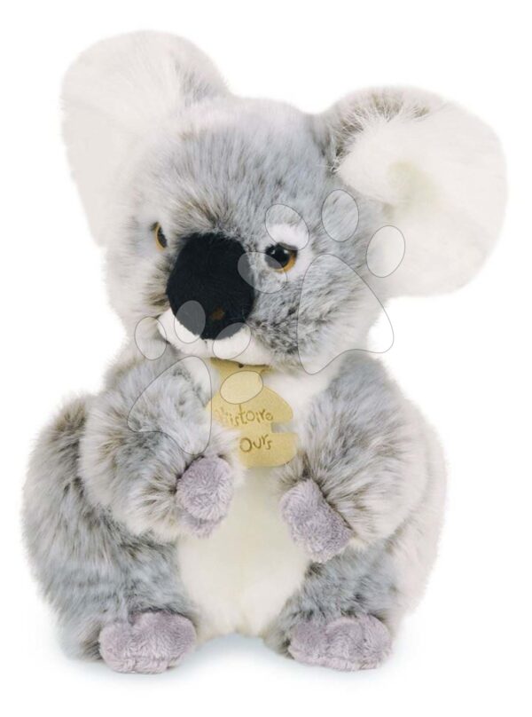 Plyšová koala Les Authentiques Histoire d’ Ours šedá 20 cm v dárkovém balení od 0 měsíců
