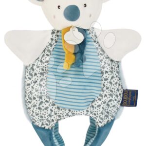 Plyšová koala na loutkové divadlo Doudou Amusette 3v1 Doudou et Compagnie modrá 30 cm od 0 měsíců