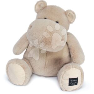 Plyšový hroch Hip' Cool Hippo Cocooning Histoire d’ Ours béžový 40 cm od 0 měsíců