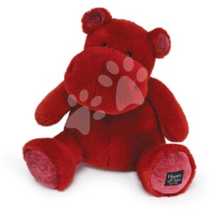 Plyšový hroch Hip' Kiss Hippo Cocooning Histoire d’ Ours červený 40 cm od 0 měsíců