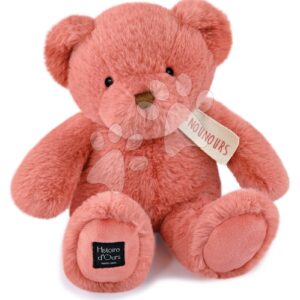 Plyšový medvídek Pink Praline Le Nounours Histoire d’ Ours růžový 28 cm od 0 měsíců