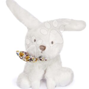 Plyšový zajíček Bunnies Scrunchie Doudou et Compagnie bílý 12 cm různé druhy od 0 měsíců