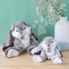 Plyšový zajíček Bunny Marius Histoire d’ Ours šedý 20 cm v dárkovém balení od 0 měsíců - Image 3