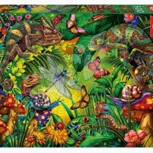 Puzzle Colourful Forest Educa 500 dílků a Fix lepidlo
