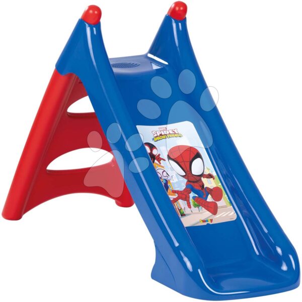 Skluzavka s vlhčením Spidey XS Slide Smoby 90 cm s napájením na vodu a UV filtr od 24 měsíců