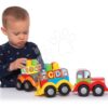 Traktor s přívěsem 123-ABC Dohány s didaktickými kostkami od 12 měsíců - Image 2