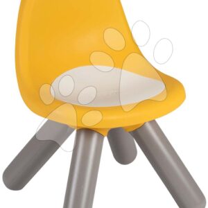 Židle pro děti Kid Chair Yellow Smoby žlutá s UV filtrem o nosnosti 50 kg výška sedáku 27 cm od 18 měsíců