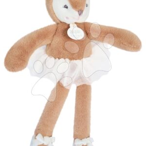 Plyšová panenka jelenek Deer My Doudou Ballerine Doudou et Compagnie hnědá 30 cm v dárkovém balení od 0 měsíců