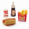 Set hot dog s hranolky a pitím 100% Chef Écoiffier na tácku 25 doplňků od 18 měsíců - Image 2